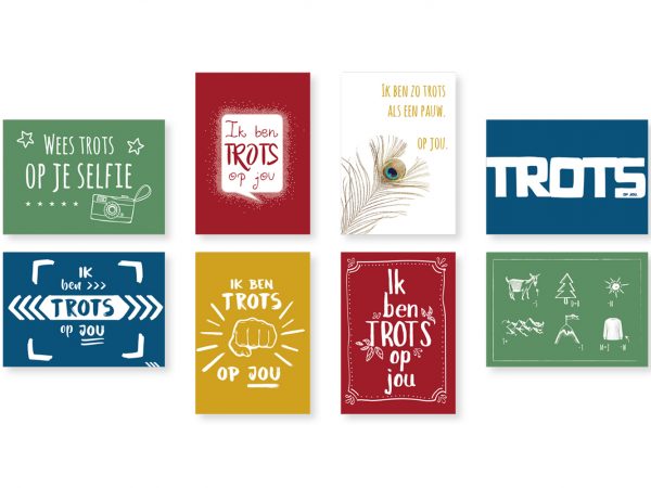 Kaartenset Trots op Jou